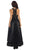 Lace Halter Neck Taffeta High Low Evening Gown