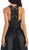 Lace Halter Neck Taffeta High Low Evening Gown