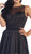 Sleeveless Floral Print Satin Evening Gown