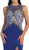 Sleeveless Beaded Illusion Prom Gown