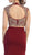 May Queen - RQ7442 Embellished Laced High Neck Two-Piece Mermaid Evening Gown