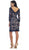 May Queen - Scalloped Damask Lace Illusion Cocktail Dress