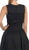 Sleeveless Jacquard High Low Cocktail Dress