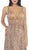 Bedazzled V-neck Sheath Evening Dress