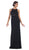 Sleeveless Embellished Jersey Evening Gown