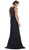 Sleeveless Embellished Jersey Evening Gown