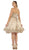 Sparkling Embroidered Sweetheart Cocktail Dress