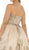 Sparkling Embroidered Sweetheart Cocktail Dress