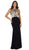 Jewel Embellished Sleeveless Evening Gown