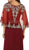 May Queen - RQ7514 Cape Sleeve Embellished A-line Mother of the Bride Gown