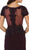 Embellished Illusion Bateau Sheath Mother of the Bride Dress
