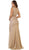 May Queen - Beaded Illusion Bateau Sheath Evening Gown RQ7524 In Neutral