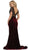 Lace Bateau Sheath Evening Dress