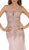 Sleeveless Sheer Illusion Evening Gown