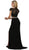 Two Piece Bedazzled Sheath Evening Dress