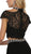 May Queen - Two Piece Bedazzled Sheath Evening Dress