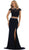 May Queen - Two Piece Bedazzled Sheath Evening Dress
