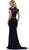 Two Piece Bedazzled Sheath Evening Dress