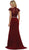 Two Piece Bedazzled Sheath Evening Dress
