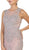 May Queen - RQ7551 Embellished Illusion Jewel Sheath Prom Gown