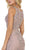 Embellished Scoop Neck Sheath Evening Dress