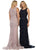 Embellished Scoop Neck Sheath Evening Dress