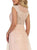 Embellished Illusion Jewel Fitted Evening Gown