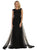 May Queen - RQ7556 Embellished Illusion Jewel Fitted Evening Gown