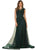 May Queen - RQ7556 Embellished Illusion Jewel Fitted Evening Gown