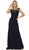 Embellished Cap Sleeve Illusion Bateau Sheath Evening Dress