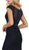 May Queen - Embellished Cap Sleeve Illusion Bateau Sheath Evening Dress