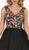 May Queen - RQ7565 Floral Embroided V-neck Prom Ballgown