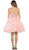 May Queen - Beaded Lace Deep V-neck Cocktail Dress