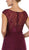 May Queen - RQ7568 Beaded Lace Illusion Bateau Sheath Mother of the Bride Dress