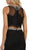 Sleeveless Two-Piece Lace Sheath Evening Gown