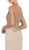 Off Shoulder Appliqued Fitted Prom Dress