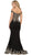 Off Shoulder Appliqued Fitted Prom Dress