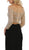 May Queen - Faux Off-Shoulder Neckline Sheath Evening Gown