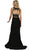 May Queen - Mesh Beaded Sleeveless Two-Piece Sheath Evening Gown