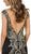 Embellished Wide V-neck Sheath Mother of the Bride Gown