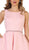 Embellished Bateau High Low A-line Cocktail Dress