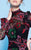 MNM Couture - N0233 Multi-Colored Lace Applique Dress With Train in Multi-Color