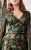 MNM COUTURE - N0270 Sequin Embellished V Neck Gown with Overskirt in Green