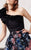 MNM COUTURE - N0274 Ruffled Asymmetric Embroidered A-line Gown In Multi-Color
