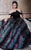 MNM COUTURE - N0301 Bow Detailed Off-Shoulder Feathered Ballgown In Multi-Color