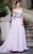 MNM COUTURE - N0304 Embellished Strapless A-line Gown In Pink