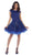 Cap Sleeve Floral Tulle Cocktail Dress