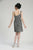 Sue Wong - N3330 One Shoulder Sequined Sheath Dress in Gray