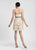 Sue Wong - N4160 Strapless Empire Waist Cocktail Dress in Pink