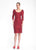 Sue Wong - Embroidered Scoop Cocktail Dress N5378 in Red